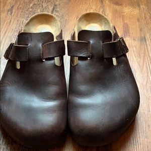 Birkenstock Slip On Men’s Brown Sandals Size 10